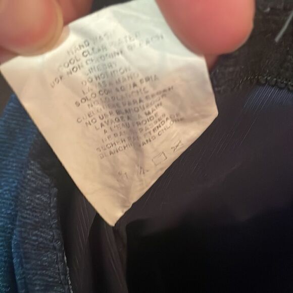 Magicsuit Blue (denim look) Halter One Piece Swimsuit - Picture 4 of 10